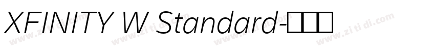 XFINITY W Standard字体转换 XFINITY W Standard字体转换
